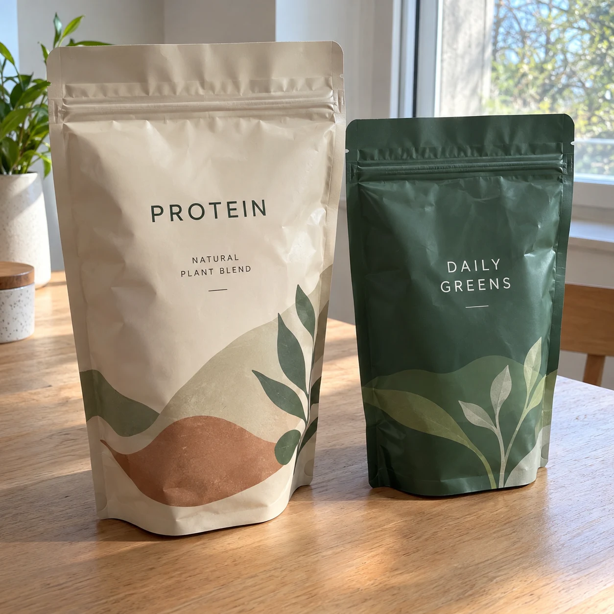 Nutrition resealable pouches